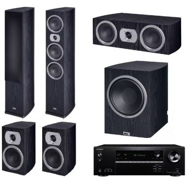 Домашний кинотеатр 5.1 HECO Victa Prime 702 + AV-ресивер Onkyo TX-SR393